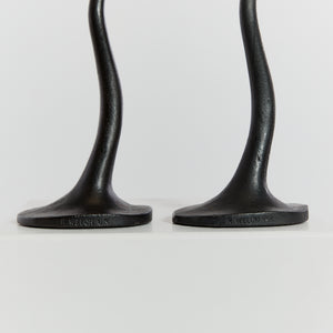 Robert Welch Sea Drift candlesticks in Black