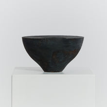 Load image into Gallery viewer, Wide rim 1970&#39;s stoneware bowl
