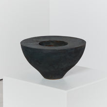 Load image into Gallery viewer, Wide rim 1970&#39;s stoneware bowl
