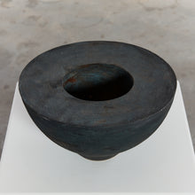 Load image into Gallery viewer, Wide rim 1970&#39;s stoneware bowl
