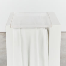 Load image into Gallery viewer, Sculptural plaster plinth with textile motif
