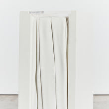 Load image into Gallery viewer, Sculptural plaster plinth with textile motif
