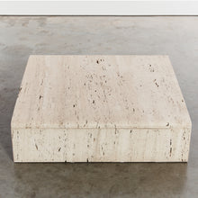 Load image into Gallery viewer, Slimline unfilled travertine coffee table
