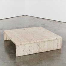 Load image into Gallery viewer, Slimline unfilled travertine coffee table
