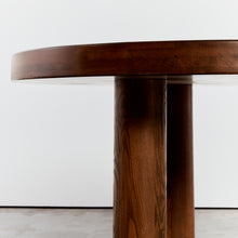 Load image into Gallery viewer, Oak dining table with tripod column legs
