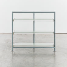 Load image into Gallery viewer, Reinforced glass shelves with steel frame
