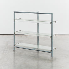 Load image into Gallery viewer, Reinforced glass shelves with steel frame
