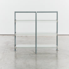 Load image into Gallery viewer, Reinforced glass shelves with steel frame
