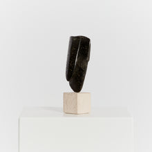 Load image into Gallery viewer, Abstract stoneware sculpture on plinth by Peter Hayes
