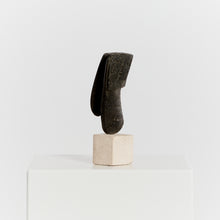 Load image into Gallery viewer, Abstract stoneware sculpture on plinth by Peter Hayes
