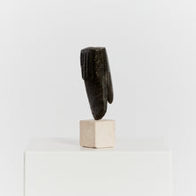 Load image into Gallery viewer, Abstract stoneware sculpture on plinth by Peter Hayes
