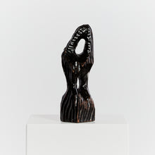 Load image into Gallery viewer, Chiseled biomorphic wood sculpture
