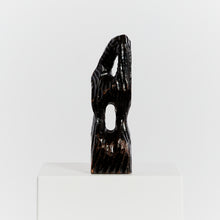 Load image into Gallery viewer, Chiseled biomorphic wood sculpture
