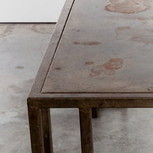 Load image into Gallery viewer, French patinated steel dining set
