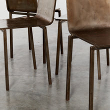 Load image into Gallery viewer, French patinated steel dining set
