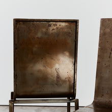 Load image into Gallery viewer, French patinated steel dining chairs
