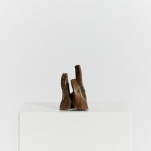 Load image into Gallery viewer, Ornamental Brutalist bronze sculpture
