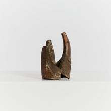 Load image into Gallery viewer, Ornamental Brutalist bronze sculpture
