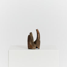 Load image into Gallery viewer, Ornamental Brutalist bronze sculpture
