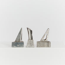 Load image into Gallery viewer, Trio of cast aluminium sculptures with bases
