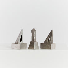 Load image into Gallery viewer, Trio of cast aluminium sculptures with bases
