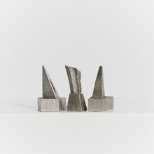 Load image into Gallery viewer, Trio of cast aluminium sculptures with bases
