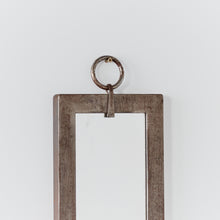 Load image into Gallery viewer, Brutalist mirror in cast aluminium
