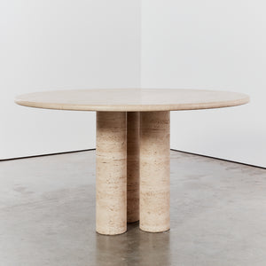 Classic column trio dining table by Mario Bellini