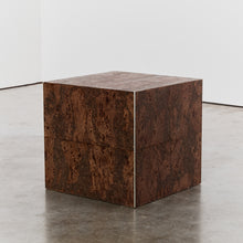 Load image into Gallery viewer, Cork and steel cube tables
