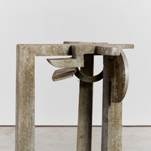 Load image into Gallery viewer, Brutalist cast aluminium artist-made sculpture
