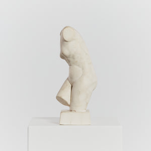 Ceramic Venus torso sculpture