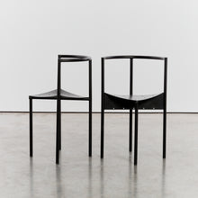 Load image into Gallery viewer, Wendy Wright chairs in matt black by Philippe Starck
