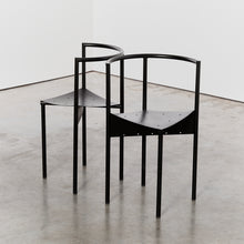 Load image into Gallery viewer, Wendy Wright chairs in matt black by Philippe Starck
