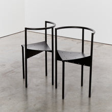 Load image into Gallery viewer, Wendy Wright chairs in matt black by Philippe Starck
