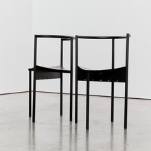 Load image into Gallery viewer, Wendy Wright chairs in matt black by Philippe Starck
