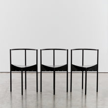 Load image into Gallery viewer, Wendy Wright chairs in matt black by Philippe Starck
