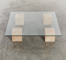 Load image into Gallery viewer, Postmodern stone cube coffee table
