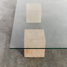 Load image into Gallery viewer, Postmodern stone cube coffee table
