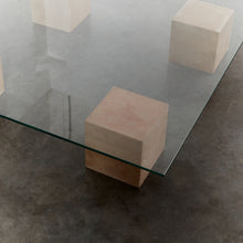 Load image into Gallery viewer, Postmodern stone cube coffee table
