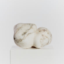 Load image into Gallery viewer, Biomorphic abstract alabaster sculpture by Louise Symons
