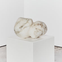 Load image into Gallery viewer, Biomorphic abstract alabaster sculpture by Louise Symons
