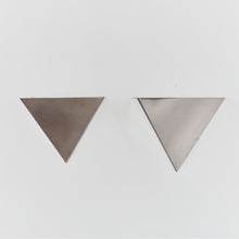 Load image into Gallery viewer, Pair of triangular steel sconces
