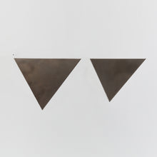 Load image into Gallery viewer, Pair of triangular steel sconces
