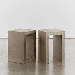 Textural U side tables - ON HOLD