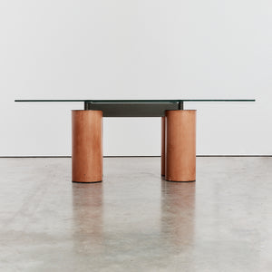 Serenissimo dining table by Lella & Massimo Vignelli