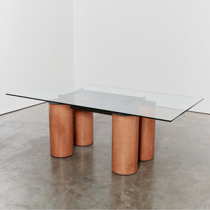 Serenissimo dining table by Lella & Massimo Vignelli