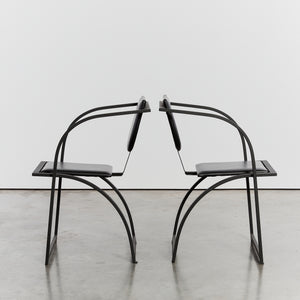 Postmodern Sinus chairs by Karl Friedrich Förster