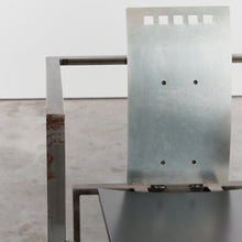 Load image into Gallery viewer, Postmodern steel cube chair by Karl Friedrich Förster
