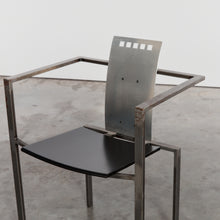 Load image into Gallery viewer, Postmodern steel cube chair by Karl Friedrich Förster
