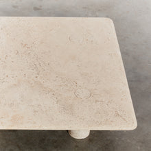 Load image into Gallery viewer, Travertine column table by Angelo Mangiarotti

